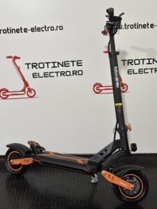 Trotinetă electrică KuKirin G2 MAX cu cheie Anvelope off-road pneumatice de 10*2.75 inch, Motor fără perii de 1000W, Viteză maximă 55 km/h, Acumulator 48V 20Ah, Autonomie 80 km