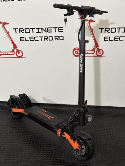 Trotinetă electrică KuKirin G2 MAX cu cheie Anvelope off-road pneumatice de 10*2.75 inch, Motor fără perii de 1000W, Viteză maximă 55 km/h, Acumulator 48V 20Ah, Autonomie 80 km - trotinete electrica