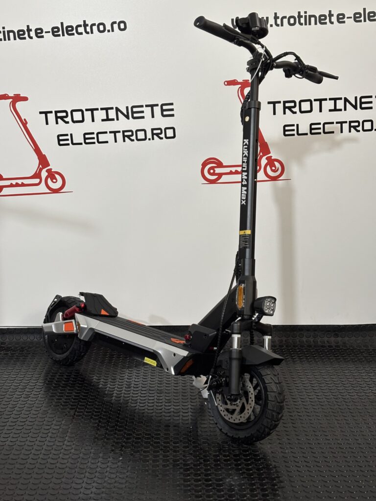 Trotineta KuKirin M4 Max (2026), 18Ah 800W, 50 Km/h, Chei 10inch Off-Road - trotinete electrica